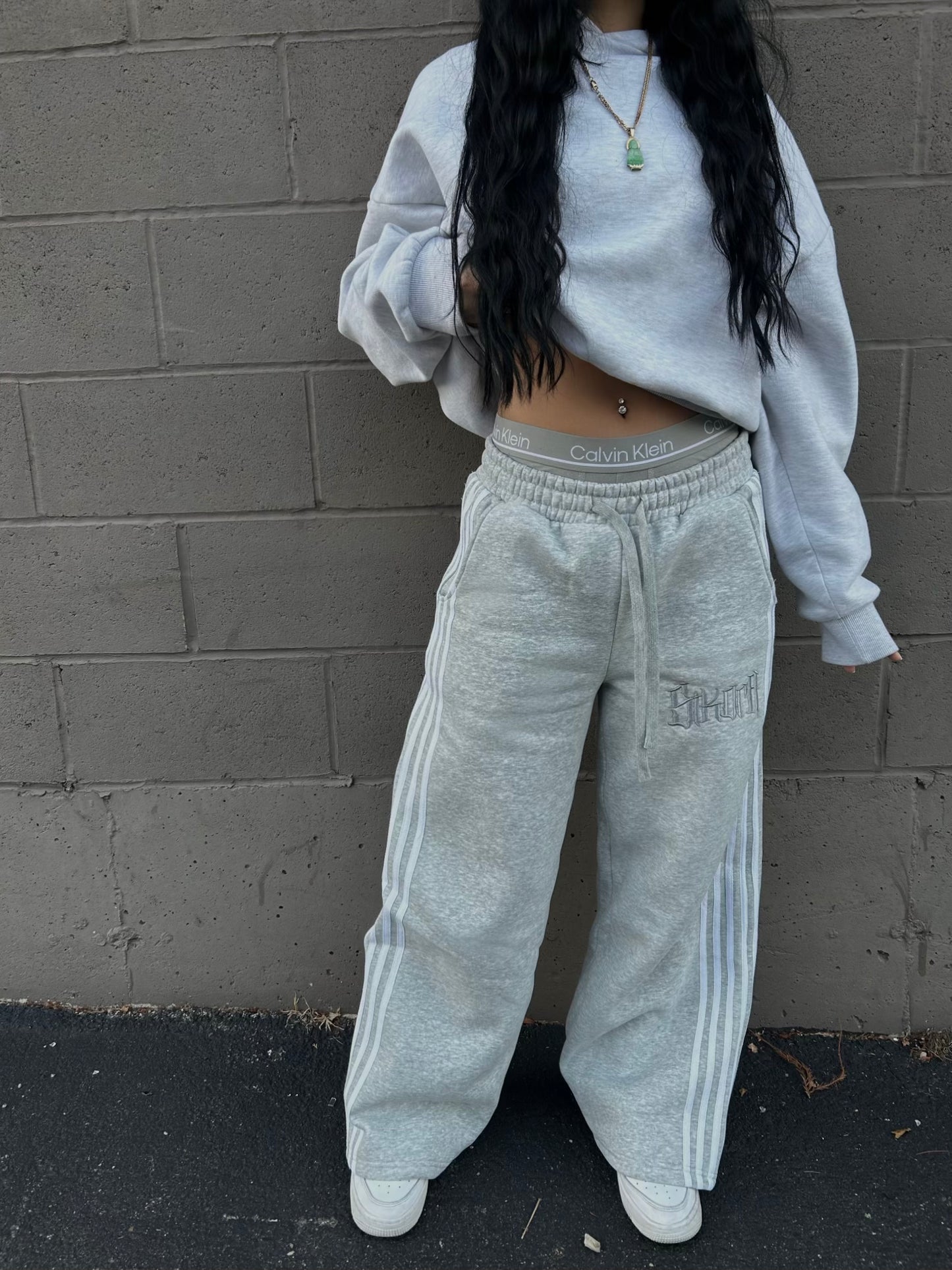 STRIPED SWEATPANTS [PREMADE]